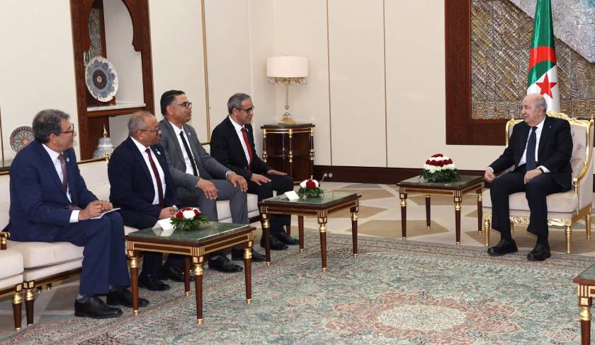 Imed Derbali reçu par le président algérien Abdelmadjid Tebboune